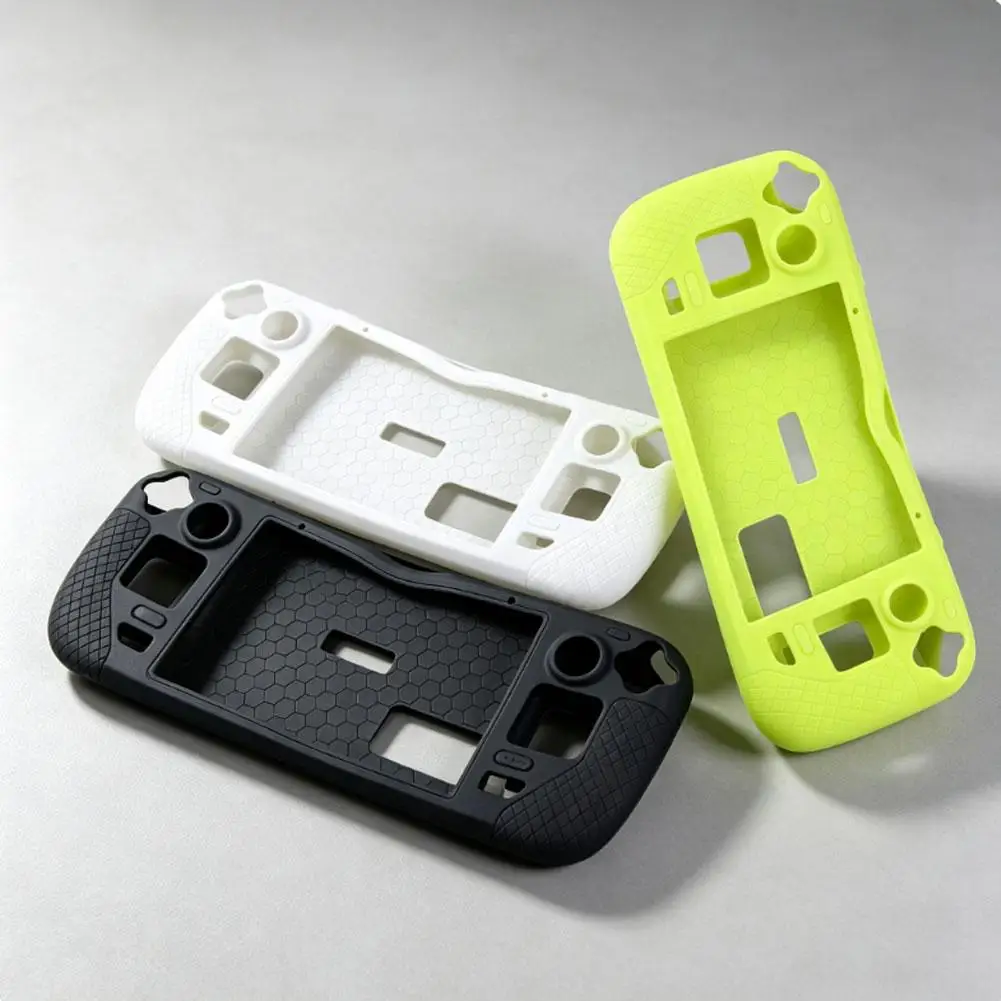 Silicone Case For Steam Deck Handheld Console Full Silicone Coverage Non‑Slip Sweat‑Resistant Shock‑Absorbent Protective Cover