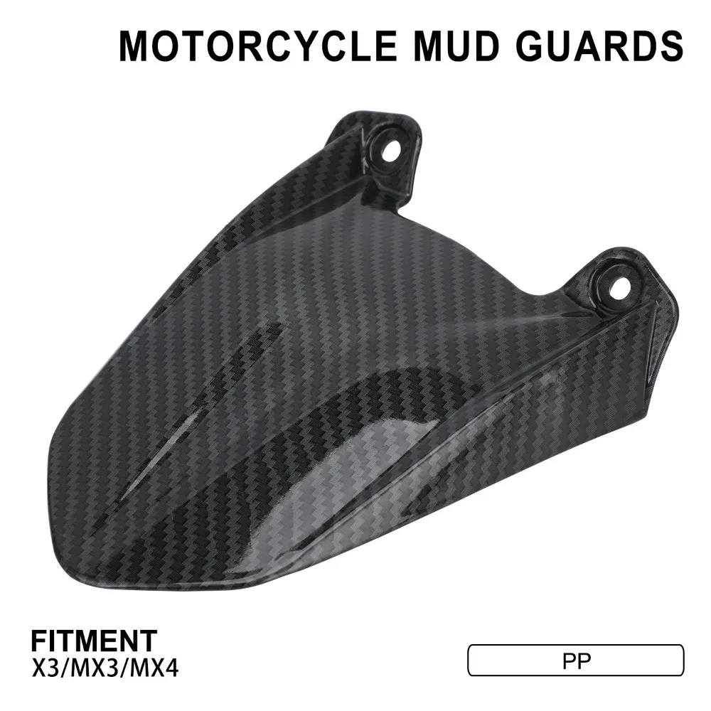 Motorcycle Rear Fender Mudguard Fender Protector Carbon Fiber Pattern For Talaria Sting X3 MX3 MX4