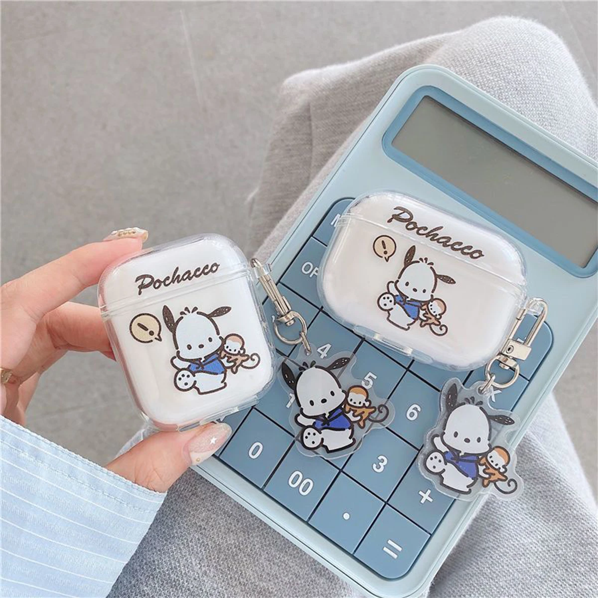 Sanrio Pochacco Animation Comics Peripheral Toys Airpodspro Airpods Wireless Bluetooth Headset Protective Case