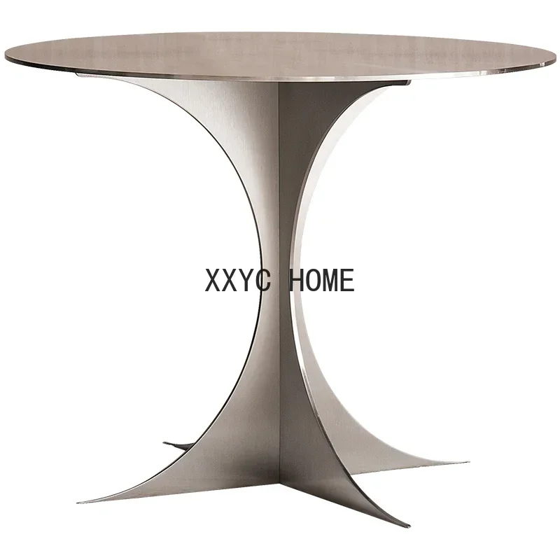 

Sofa Side Table Modern Light Luxury round Mini Corner Table Stainless Steel Household Small round Side Table