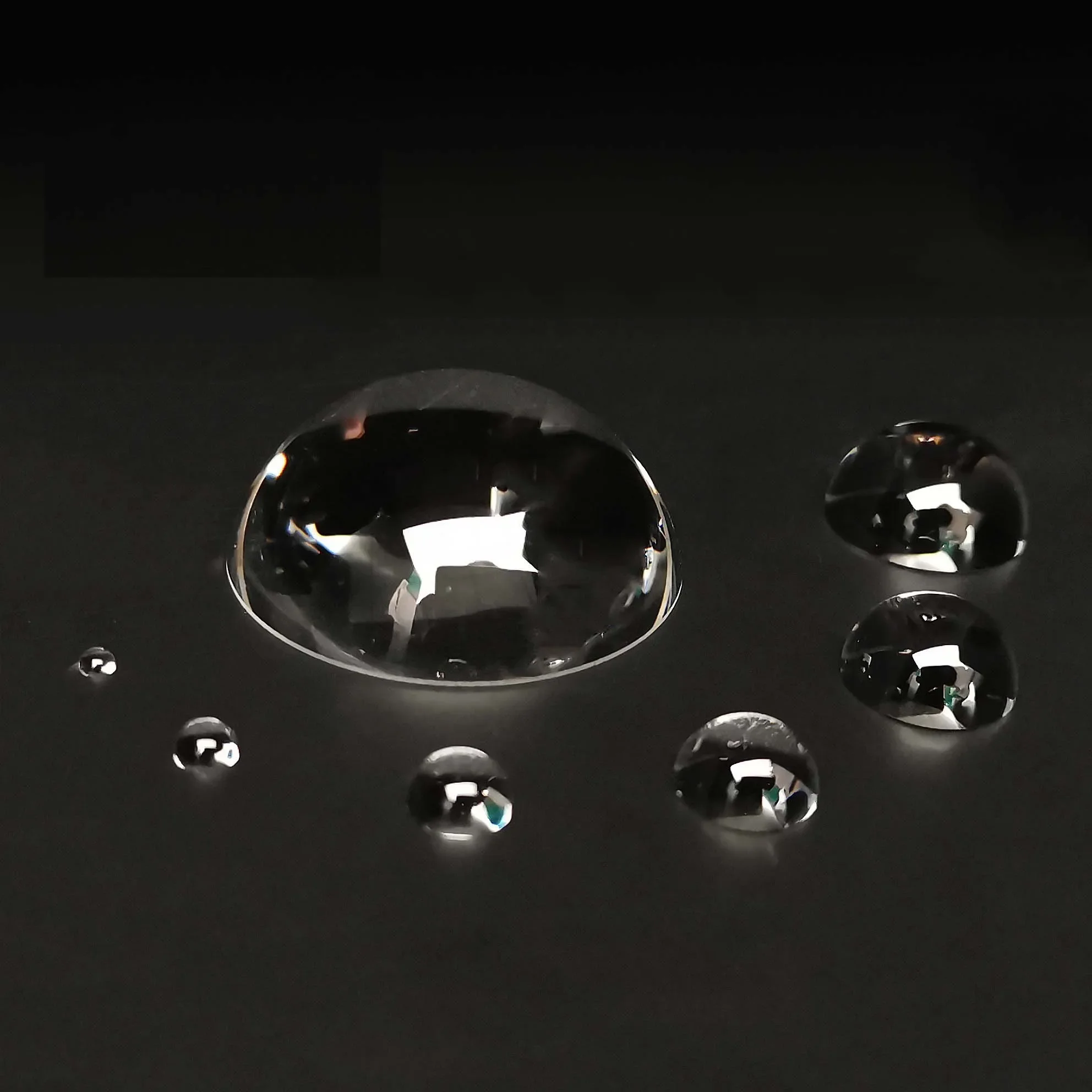 Imagem -05 - Mini Óptica k9 Hemisfério Plano Convexo Lente de Condensação Led Faça Você Mesmo Telescop Objetiva Vidro Meia Esfera mm mm mm mm