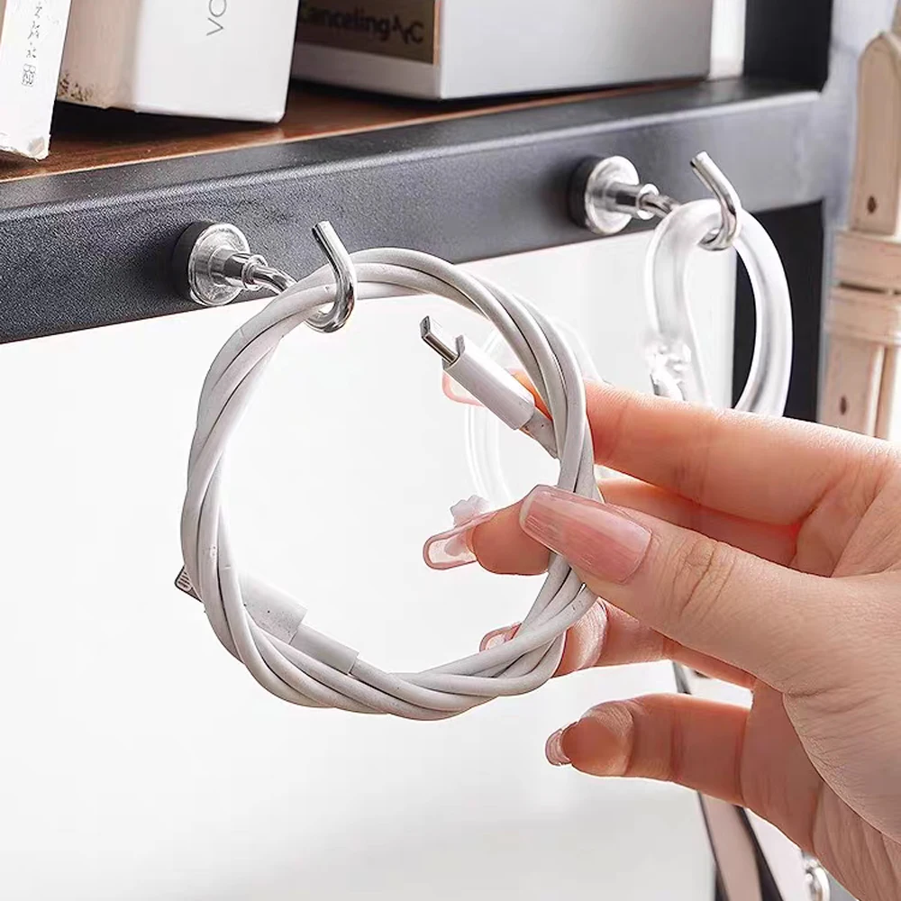 Strong Magnetic Hooks Multi-Purpose Metal Storage Pothook Kitchen Bar Refrigerator Key Magnet Hook Home Bathroom Mini Hangers