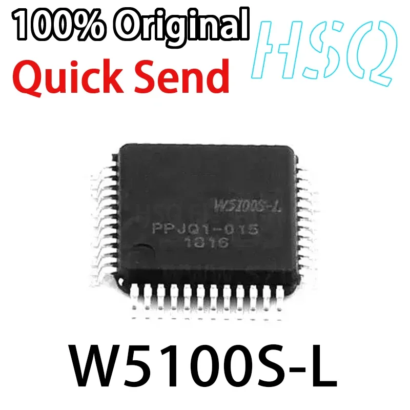 1PCS W5100S-L W5100S QFP48 Ethernet Controller Chip Integrated Circuit IC Brand New Stock