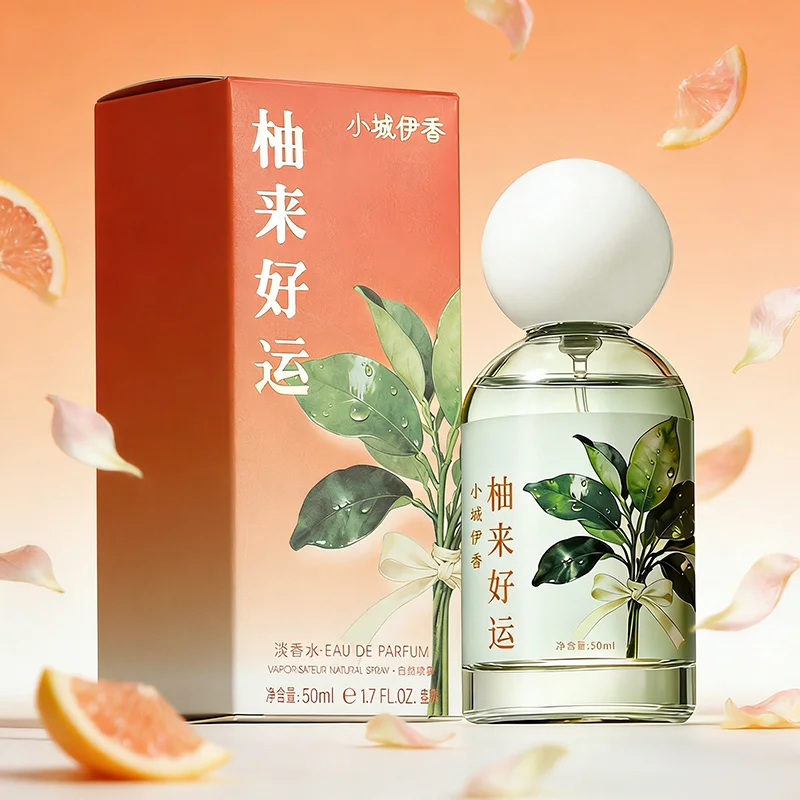 Perfume de Lujo para Mujer, Aroma Cítrico a Pomelo, Fragancia Frutal Fresca, Eau de Toilette, Aroma a Menta, Miel y Pomelo, Perfume de Larga Duración