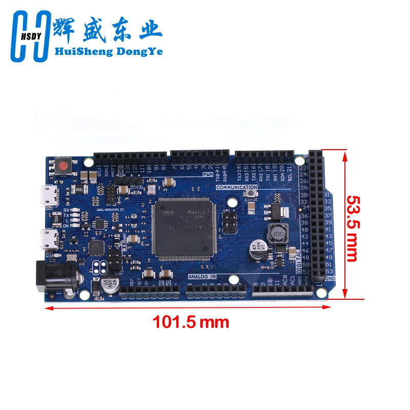 Official Compatible DUE R3 Board SAM3X8E 32-bit ARM Cortex-M3 / Mega2560 R3 Duemilanove 2013 For Arduino Due Board With Cable