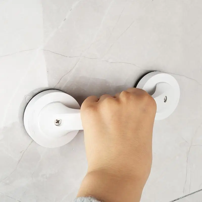 E1PD Shower Handle with Strong Hold Suction Cup Grip Grab in Bathroom Bath Handle Grab Bars for Bathroom Safety Grab Bar