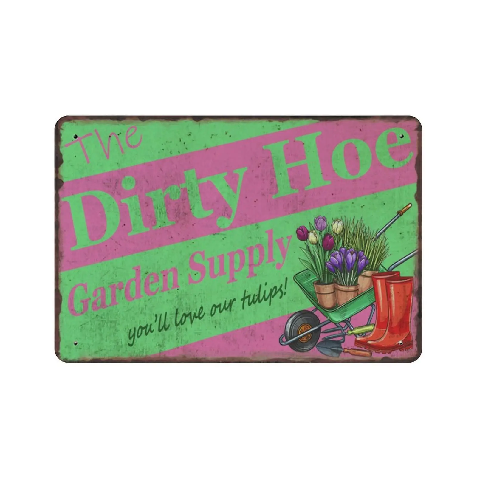 

Грязно-строительная фотография, украшение для сада, домашний декор, металлическая жестяная вывеска, настенное искусство, фотография фермерского дома, подарки для дома, страны, украшение для улицы