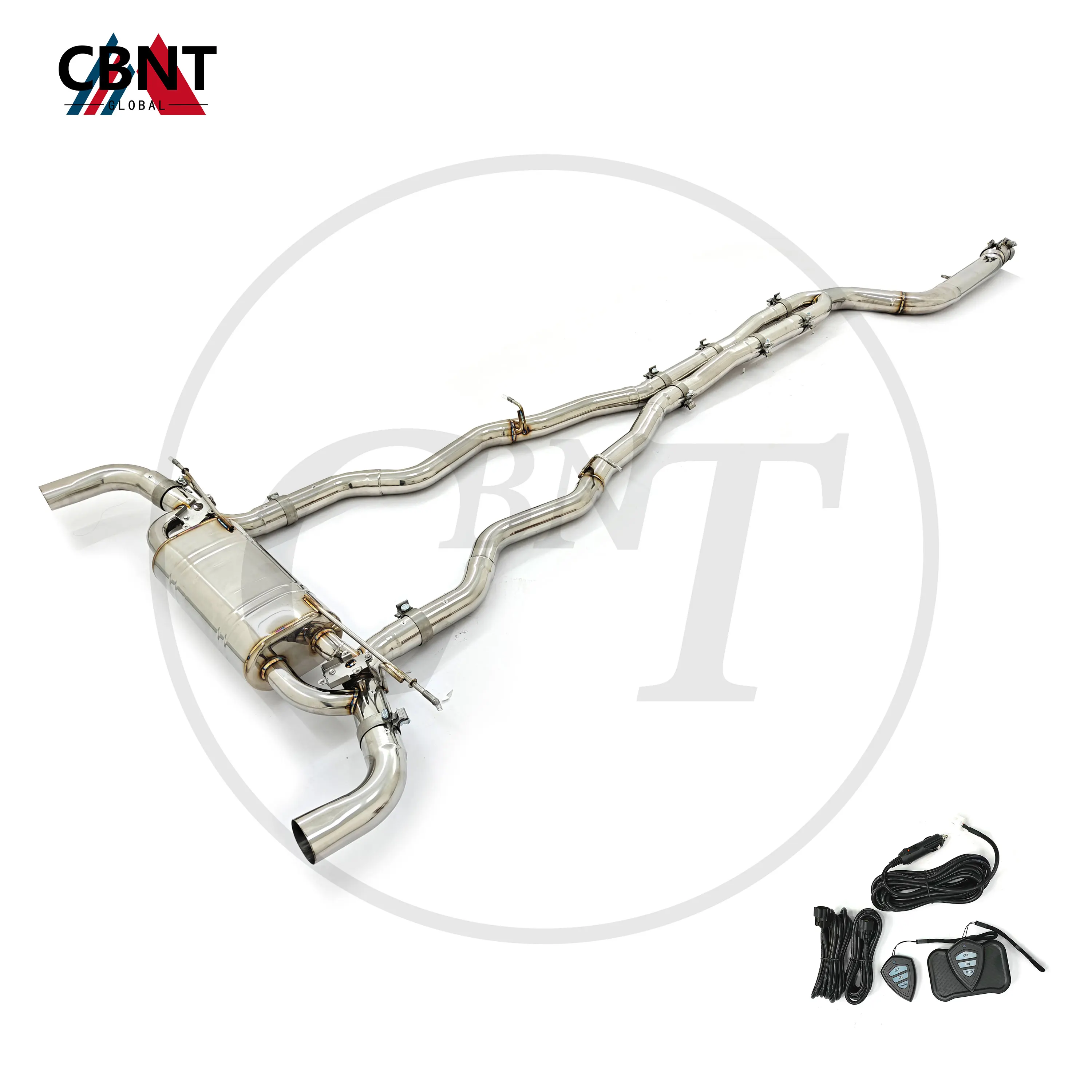 

CBNT Valved Catback with Valve Muffler for BMW 8 Series G14 G15 G16 840i B58 3.0T SS304 High Performance Tuning Exhaust System