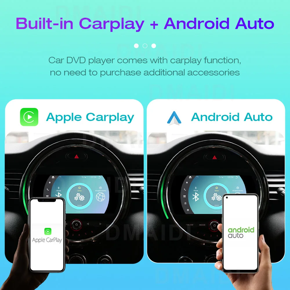 Обновленный экран Android 13, автомобильное воспроизведение для BMW Mini Cooper F55 F56, автомобильный радиоэкран, мультимедийный плеер, автомобильная стереосистема, GPS-навигация