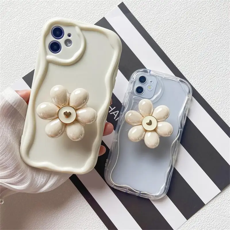 Phone Case for VIVO V30E V30 5G Y15S Y15A Y01 Y16 V29E V27E V25E V23E V21E V27 V25 V23 V20 T1 S1 V15 Pro Cover Soft Flower