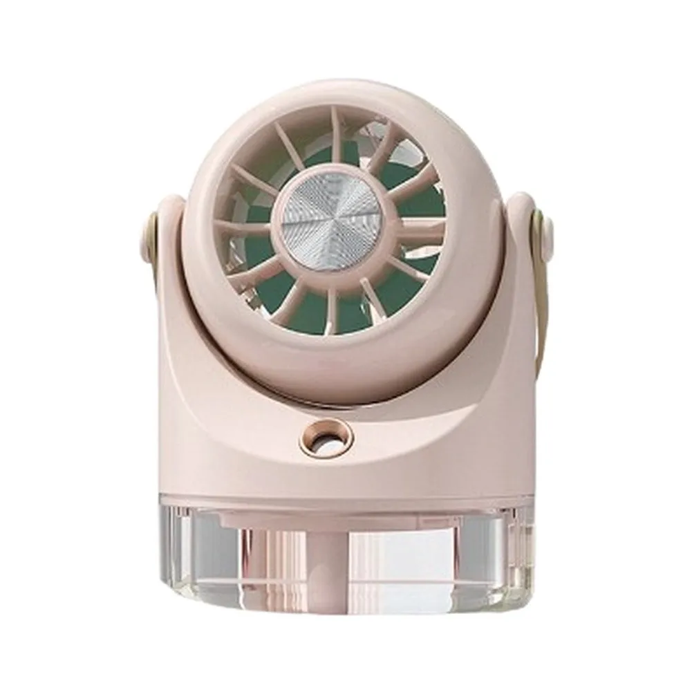 For Hot Summer Days As Picture USB Mist Fan Low Noise Operation High-frequency Atomizer Touch Control Settings