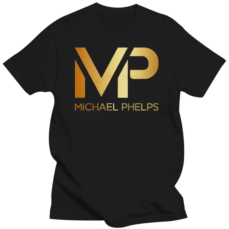 Michael Phelps Gold Logo MenS T Shirt