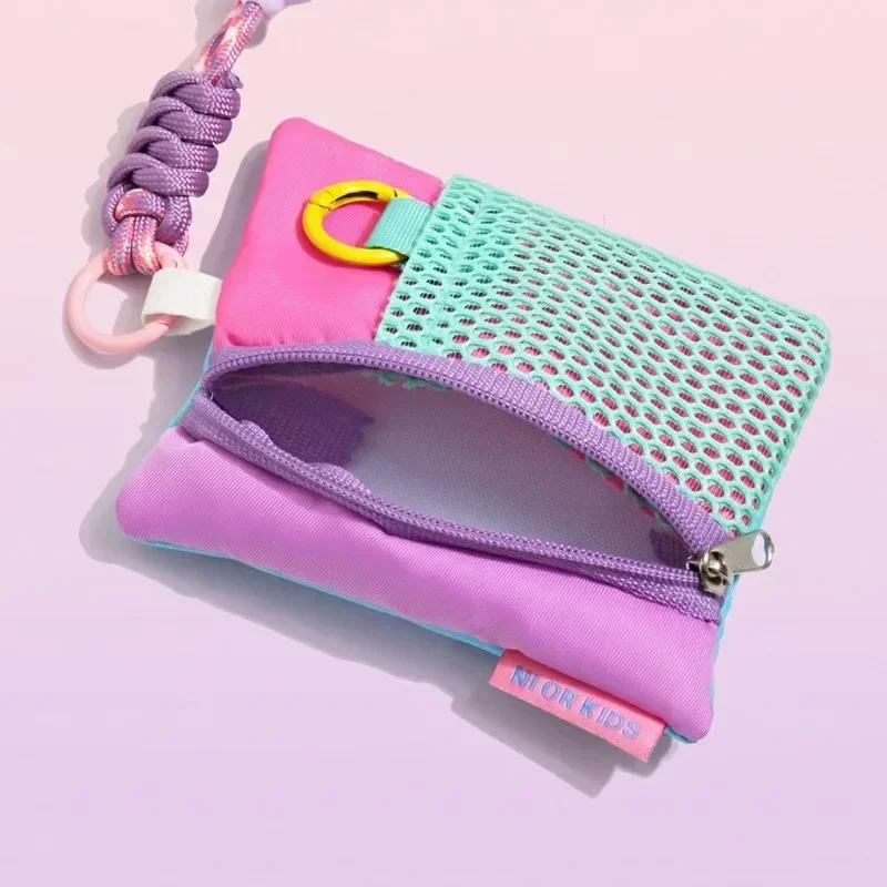 Neue Mini-Geldbörse Dopamin-Münzbeutel für Frauen Multifunktionales Ausweishülle Schlüsselanhänger Kartenhalter Lanyard-Tasche Anhänger Handy-Charm – Detail 3