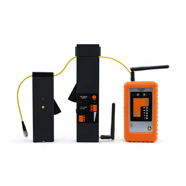 Live Fiber Optical Identifier With 10mW Wave Respond 900nm-1650nm Visual Fault Locator For 0.9mm 1.6mm 2mm 3mm Fiber