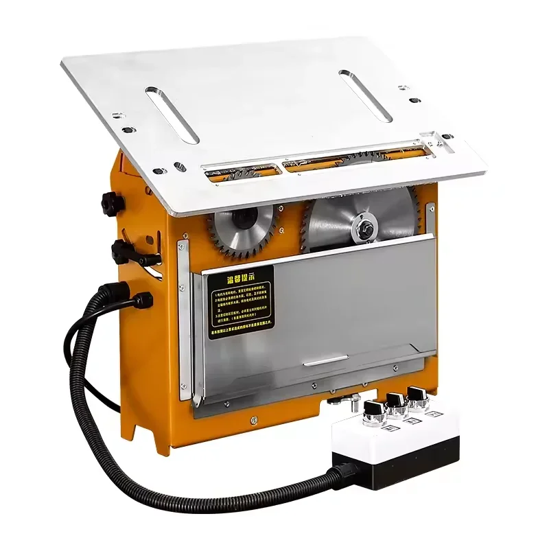Gold Seller WT10 Multi-Function Portable Table Saw Dust-Free Wood Panel Saw Optional Manual Shaft Slider Lifting Horizon