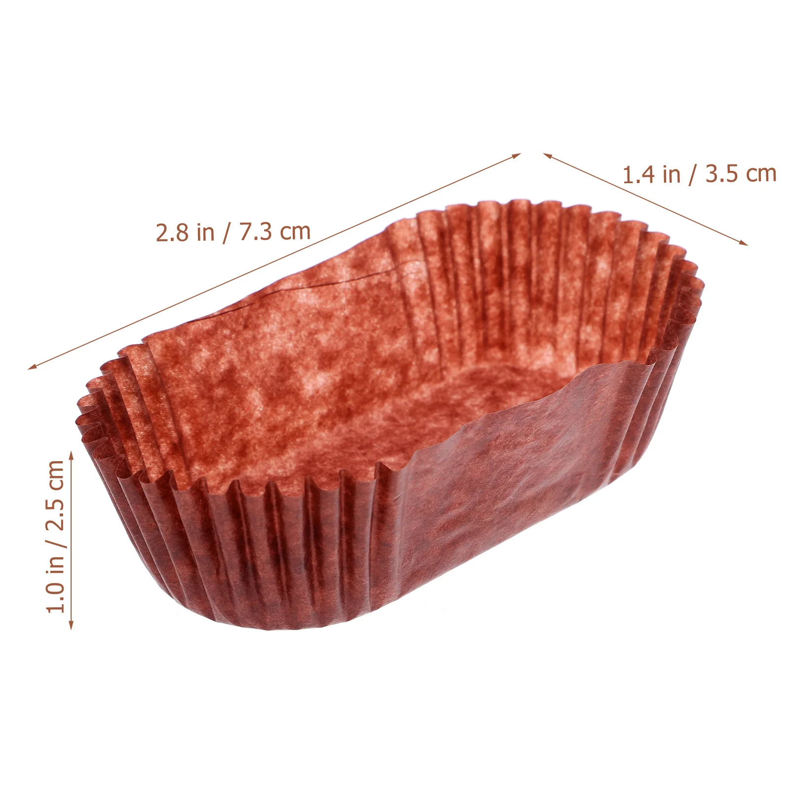 1000 قطعة كوب ورقي للكيك شكل قارب بيضاوي مقاوم لدرجات الحرارة العالية مقاوم للشحوم بطانات الخبز للكعك المصاصات الآيس كريم