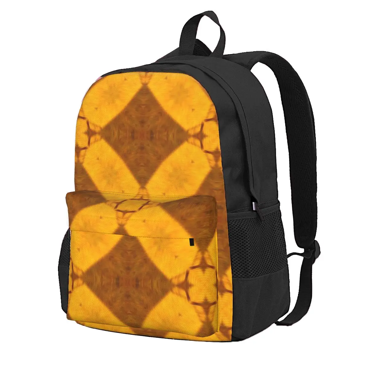 

Amber Lattice Student Backpack School Bag Hiking Travel Daypack for Boys Girls Fashion Bookbag Shoulder Bags