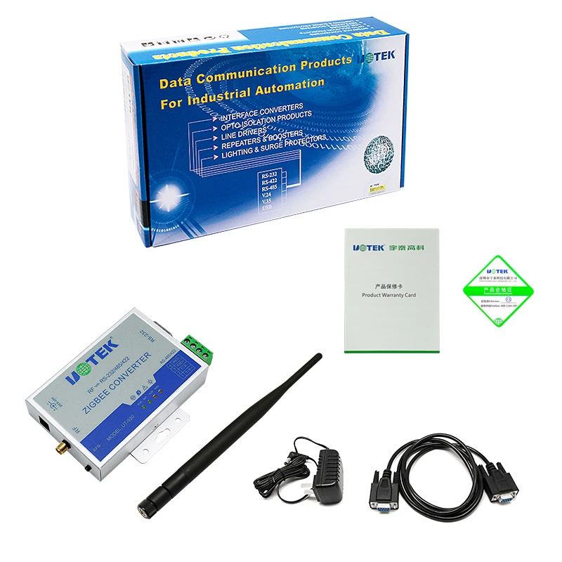 UOTEK الصناعية زيجبي 2.4G RF إلى RS-232 RS-485 RS-422 محول نقل البيانات اللاسلكية RS232 RS485 RS422 محول UT-930