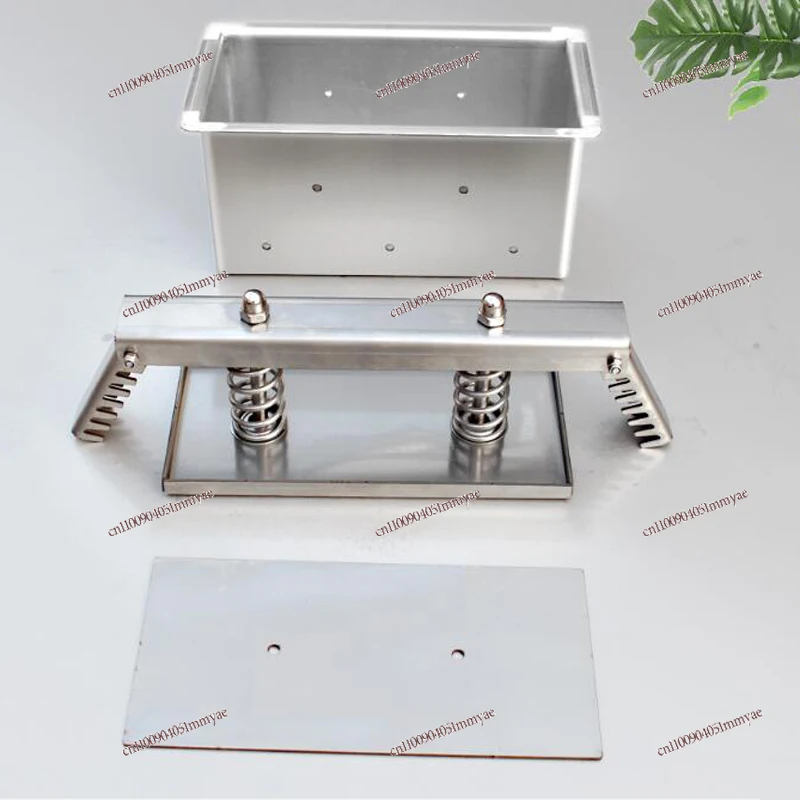 

Kitchen cooked meat frozen beef roll stainless steel forming tool 1KG ham meat pressing tool box 200x100x70MM