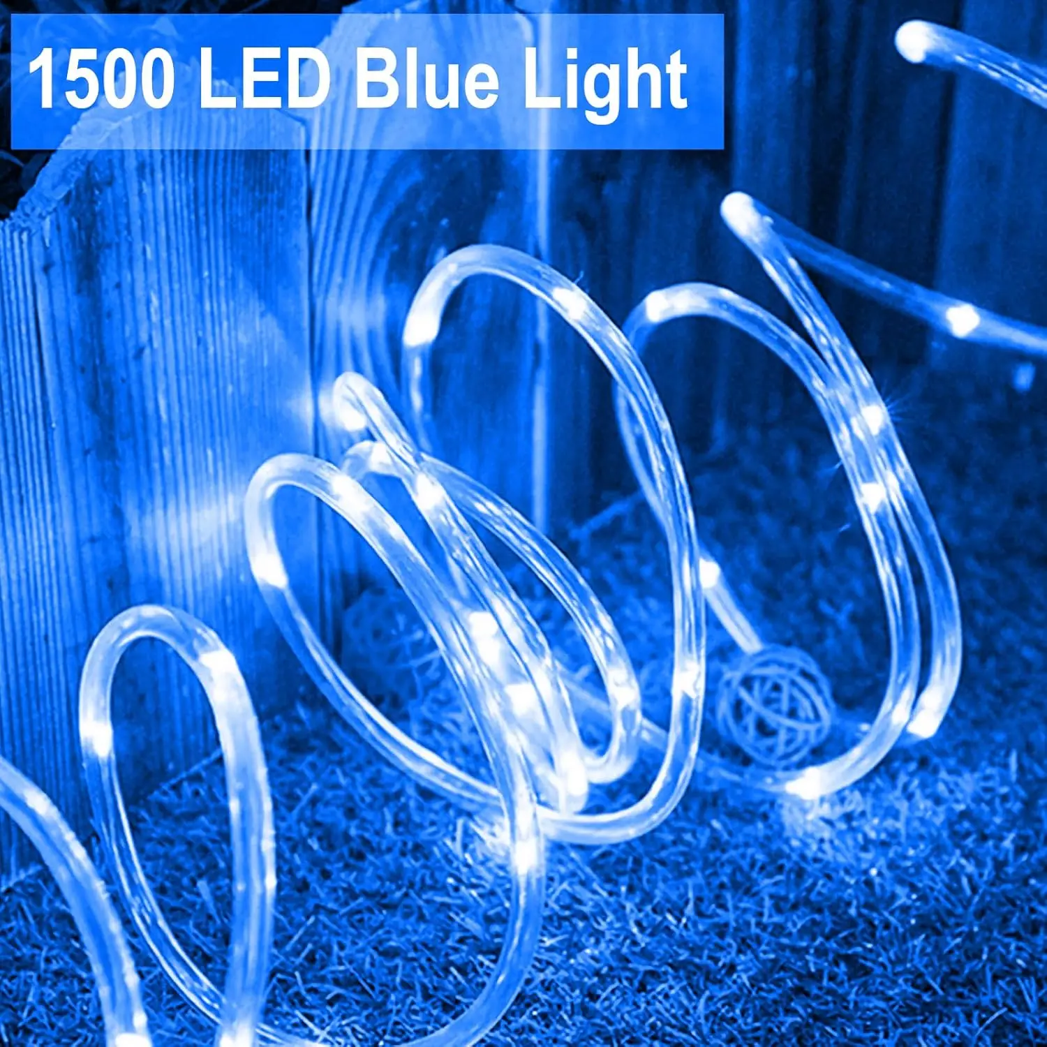 1500 LED Christmas Rope Lights, 28M/92ft Christmas Tube Lights Fairy String Lights for Christmas Tree Party Bedroom Garden decor