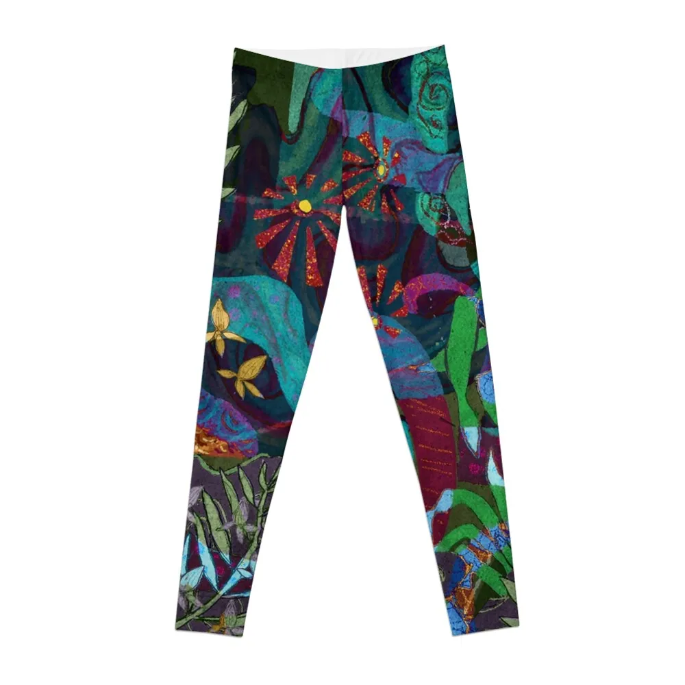 

The Sea Garden Leggings sportswear for gym exercise clothing for Womens Leggings