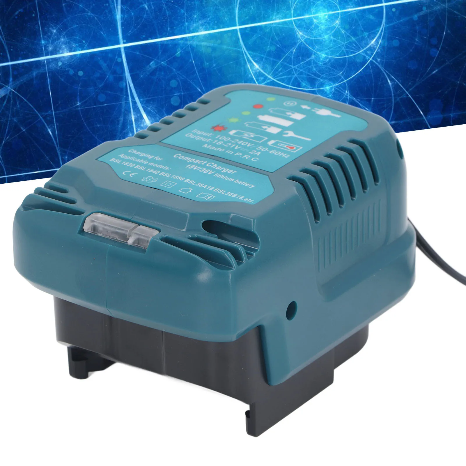 

Battery Charger Battery Portable Mini Lithium Battery Compact for BSL1830 BSL1840 BSL1850 BSL36A18 BSL36818 18V 36V
