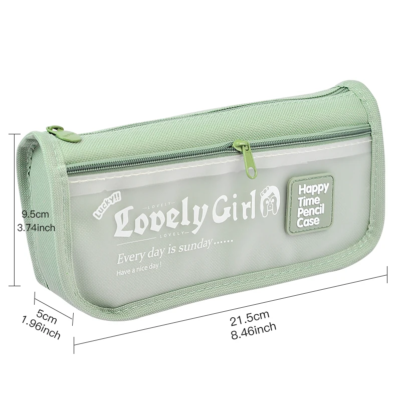 Large Capacity Pouch Multifunctional Waterproof Dirt Resistant Pouch for Student Kawaii Office Stationery Office Supplies