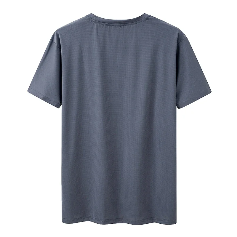 Summer Oversized T Shirt  for Men Big Size 7XL 110-175kg Quick Drying T-shirt Fitness Running Round Neck Short Sleeve Tops