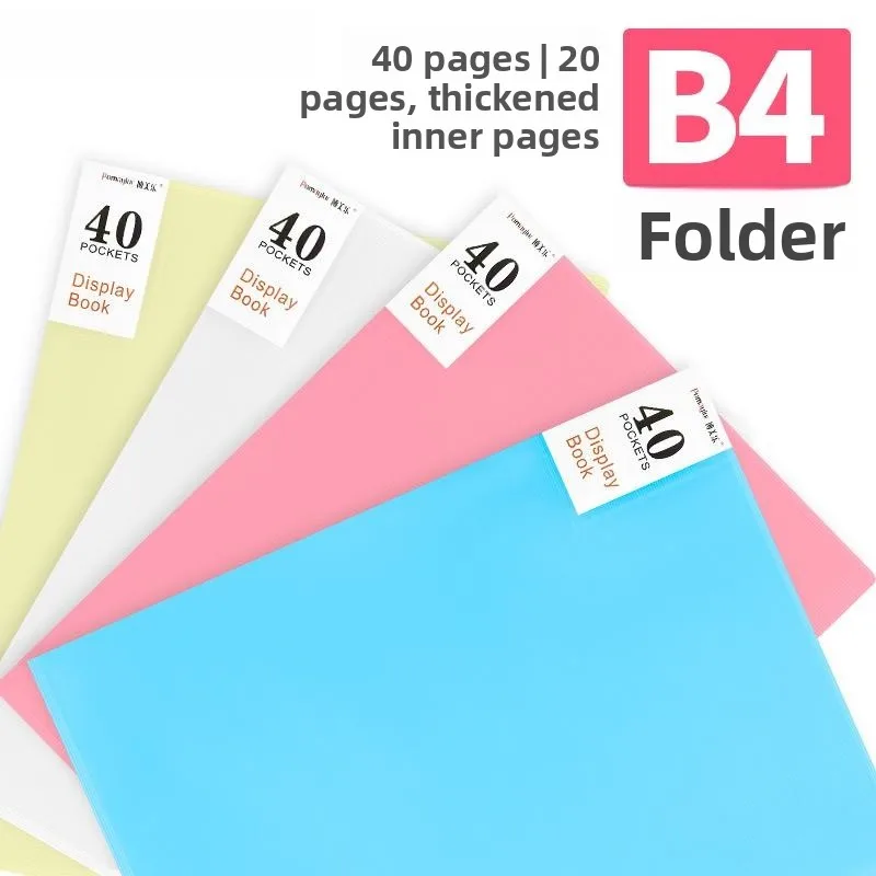 transparent-b4-file-folder-page-insert-bag-multi-layer-document-album-storage-organizer-business-supplies-stationery