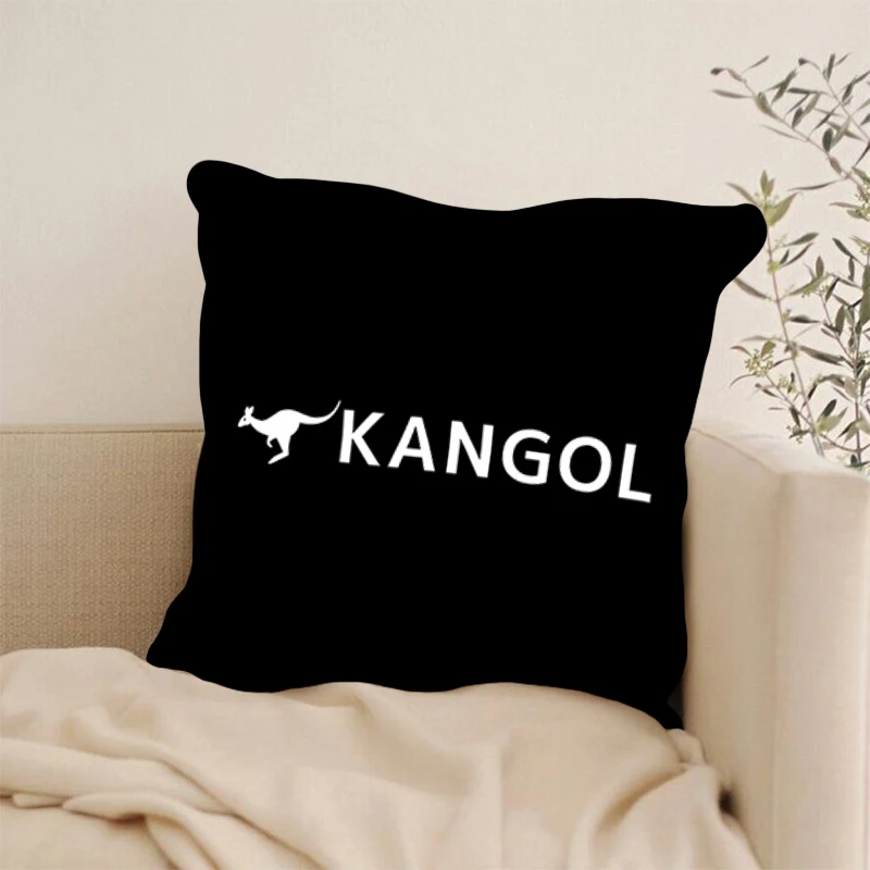 Living Room Cushion Cover Soft Personalized Pillowcase For Home Decoration Fashion brand k-kangol printed pattern pillowcase