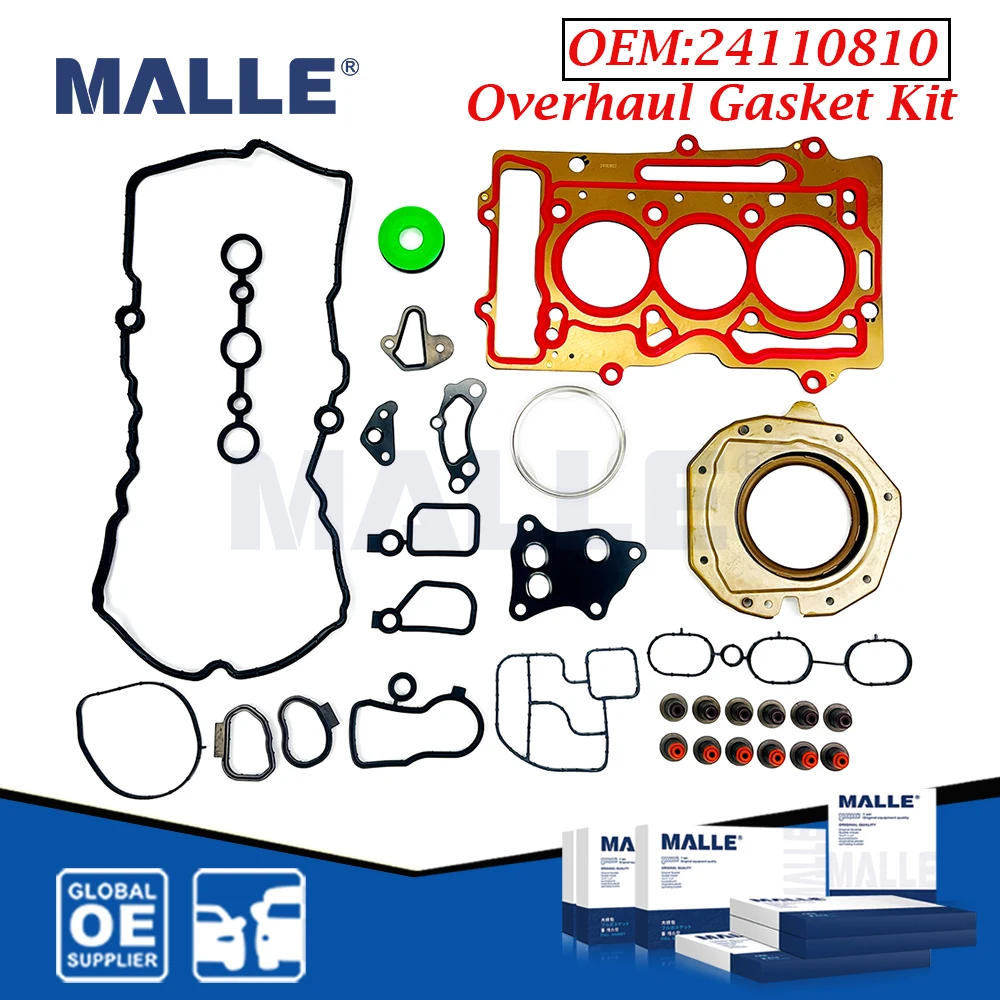 Overhaul Gasket Kit Repair Set For Buick Excelle XT GT GX Chevrolet Cavalier 1.0T LJI Engine Auto Parts Car Accessories 24110810