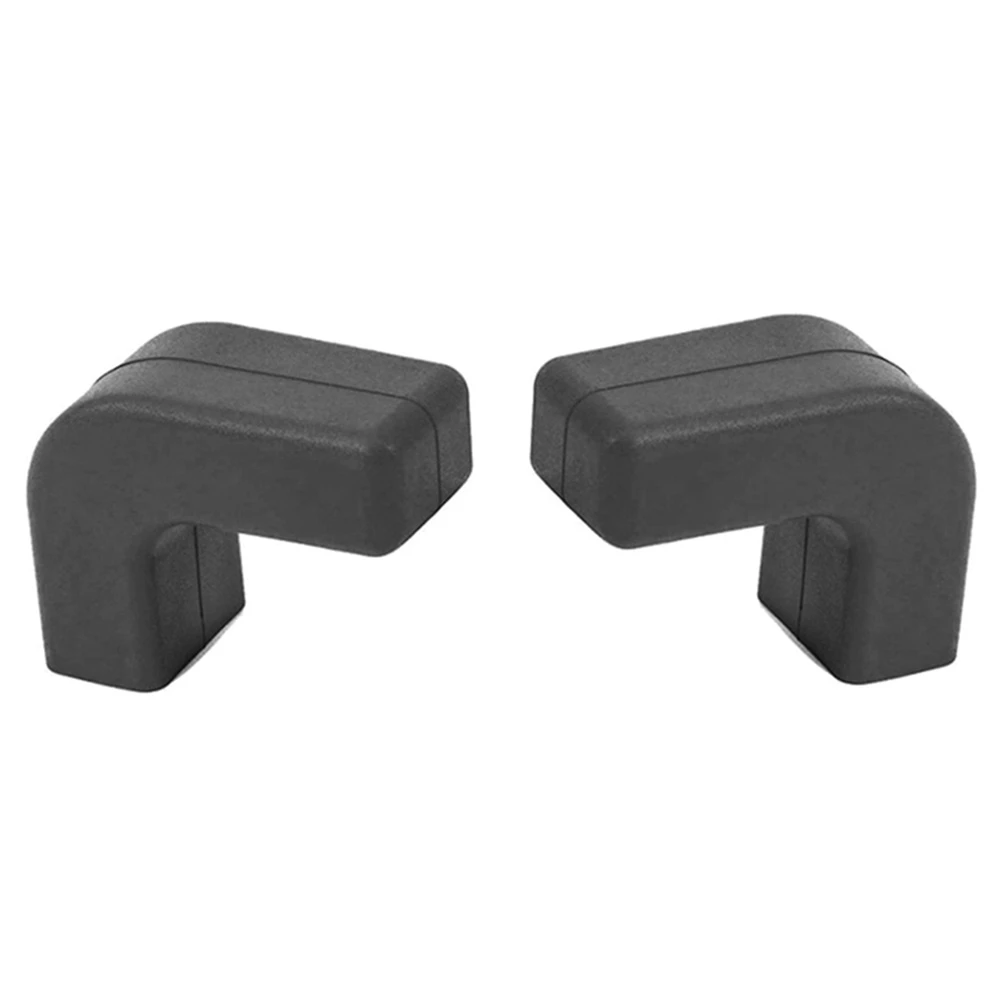 سيارة سوداء المصد الأمامي بار سحب مقطورة هوك مقطورة عازلة كتلة ل جيب JK JL JT رانجلر 2007-2023