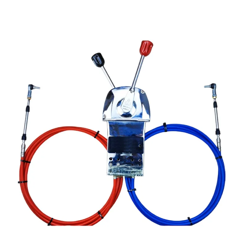 

Thickened Stainless Steel Cable For Ships Dual Lever Manipulator Throttle Shift Corrosion-resistant Fl