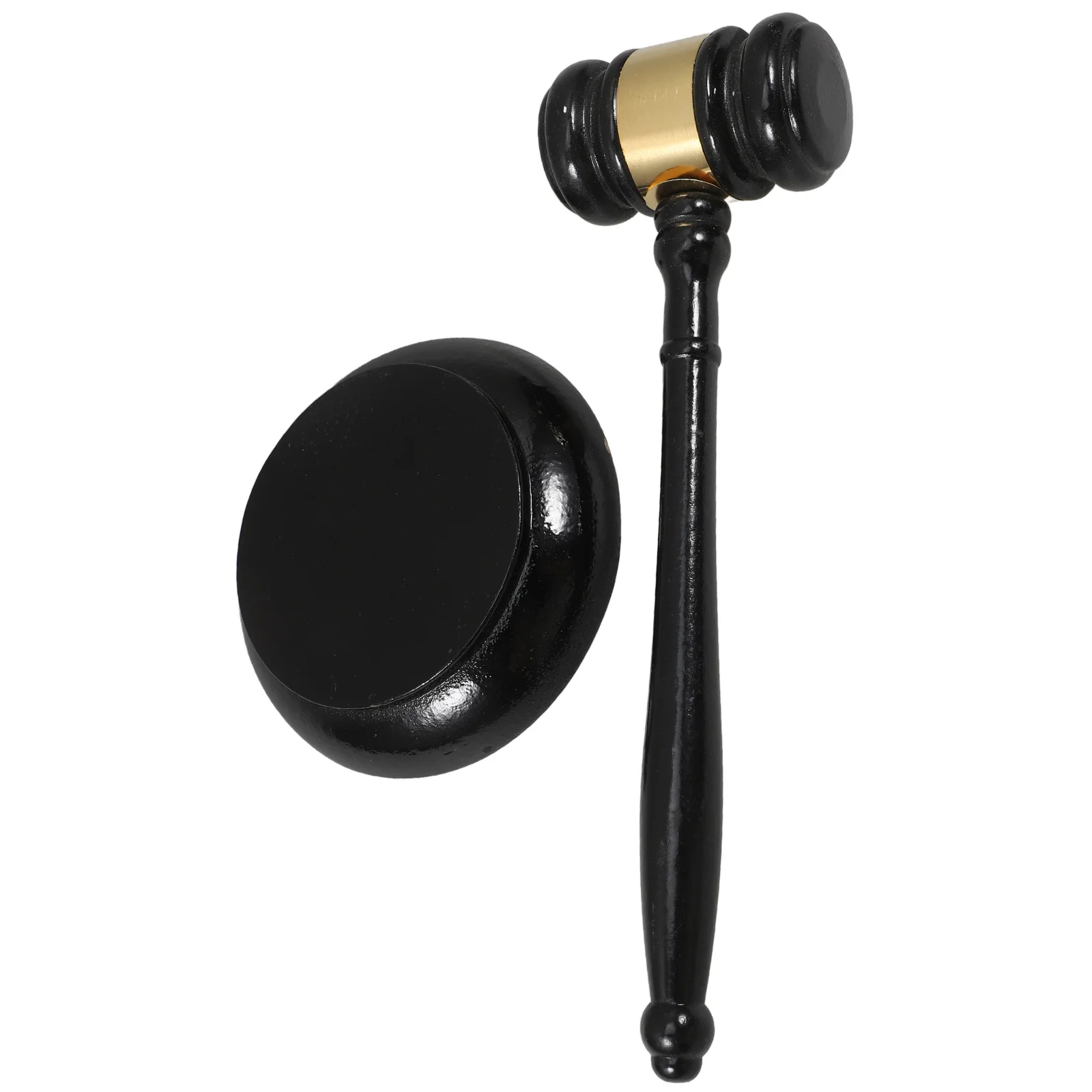 Martillo de madera maciza para niños, bloque de sonido, martillo de cancha para juez, abogado, subasta, mazo de madera, juego de rol, escritorio, 1 Juego