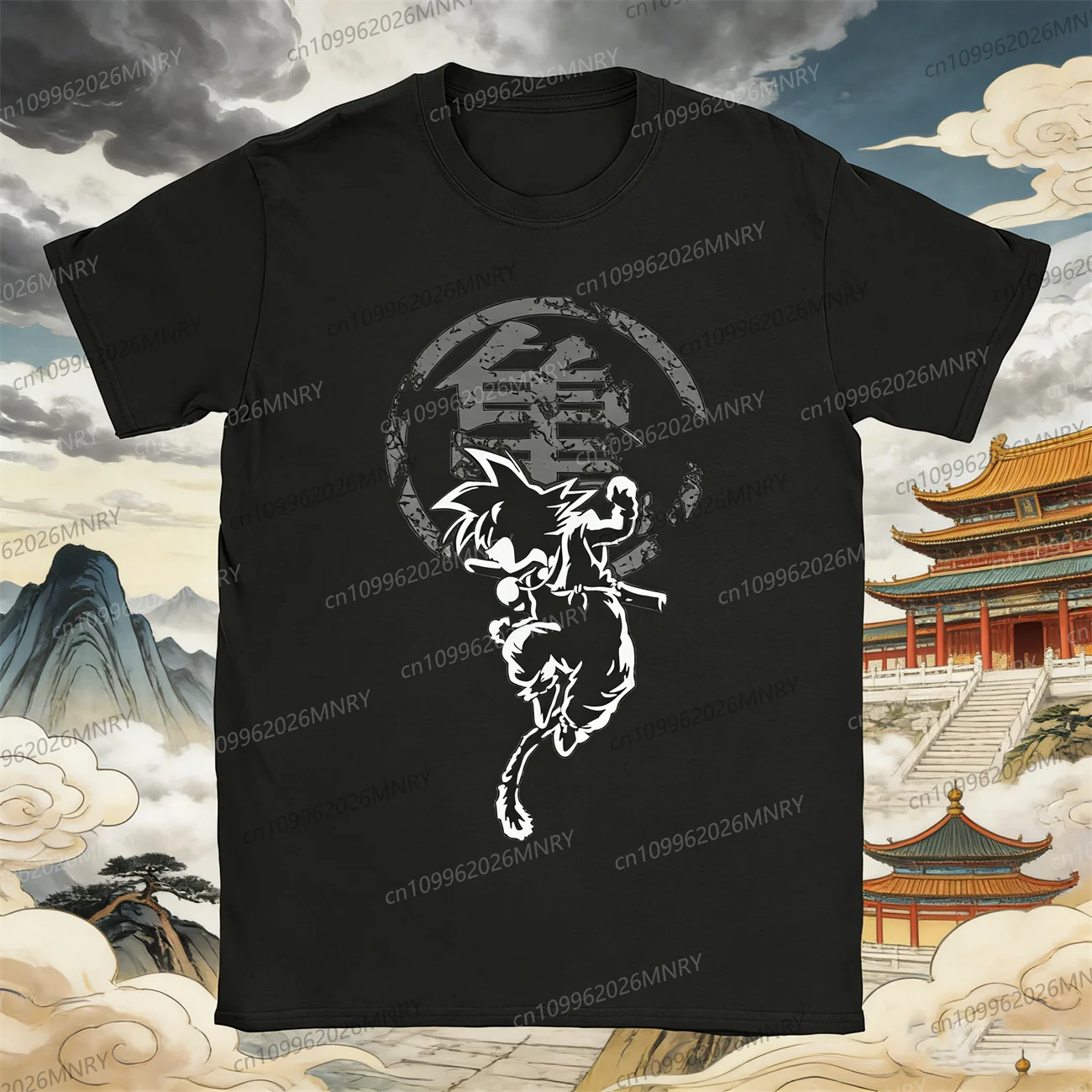

DBZ Dragon Ball Goku Legend Goku Saiyan T-shirt men Women 100%Cotton Men's clothing Fashion Round Neck Girl clothes Short Sleeve