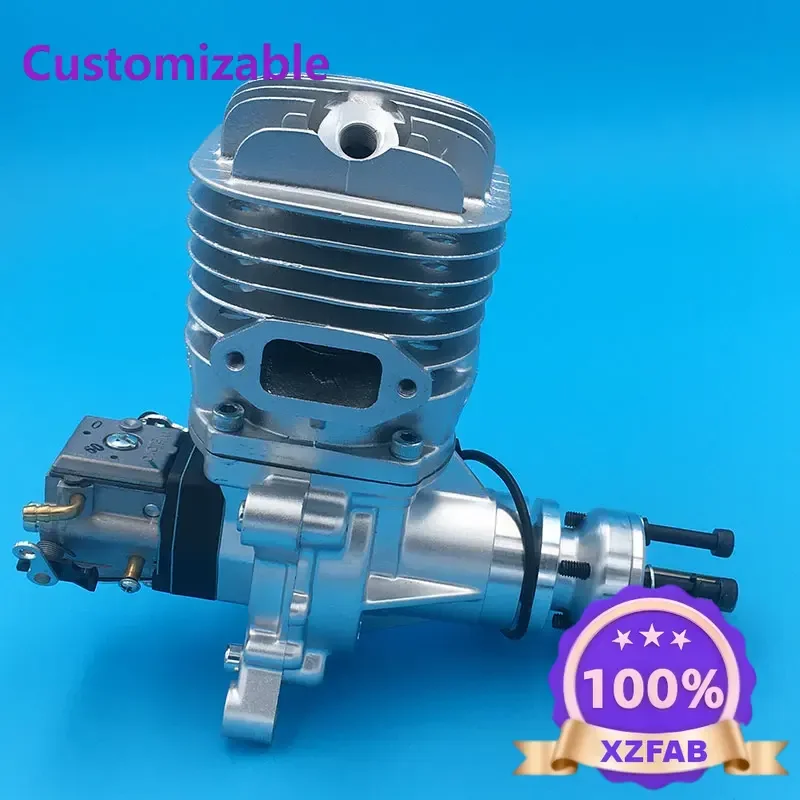 Factory Direct 2026 65 aircraft model engine with single cylinder two-stroke side exhaust capacity of 65CC