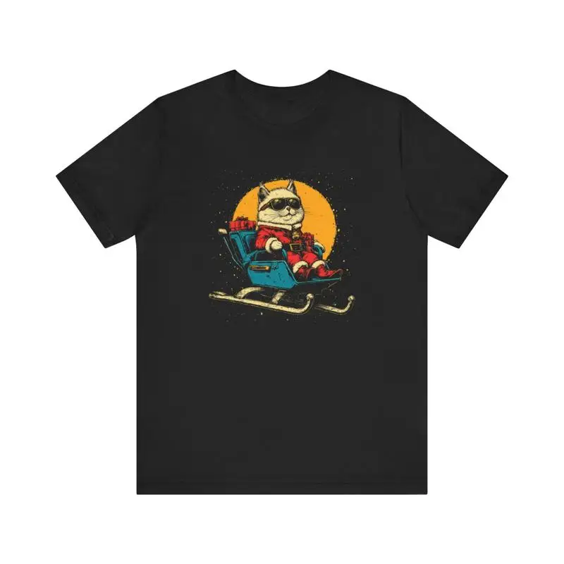 

Рождественская футболка Cool Cat