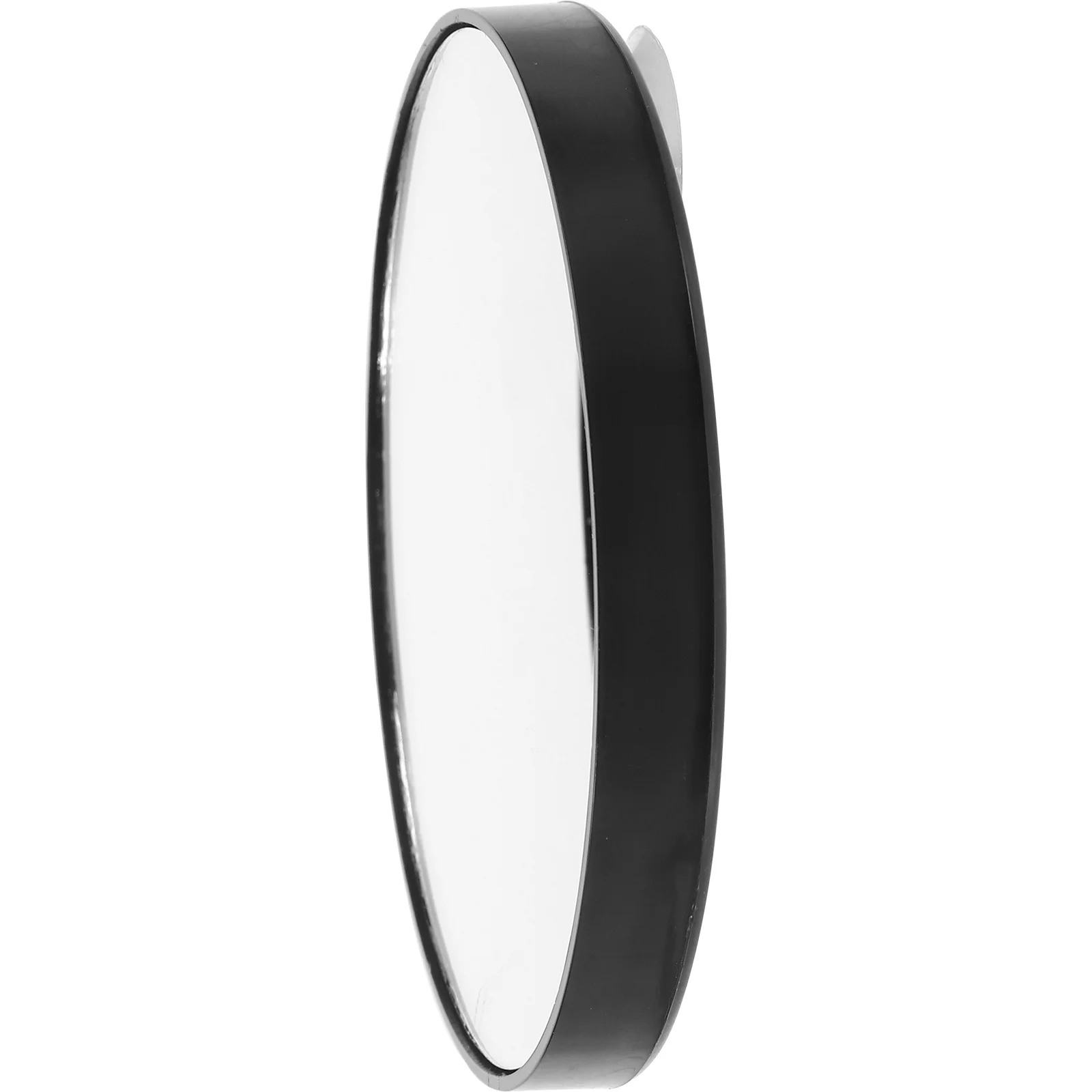 مرآة مكياج صغيرة مقاس 8.8 سم بتكبير 10X، مرآة جيب مستديرة للاستخدام في السفر والحمام باللون الأسود #3