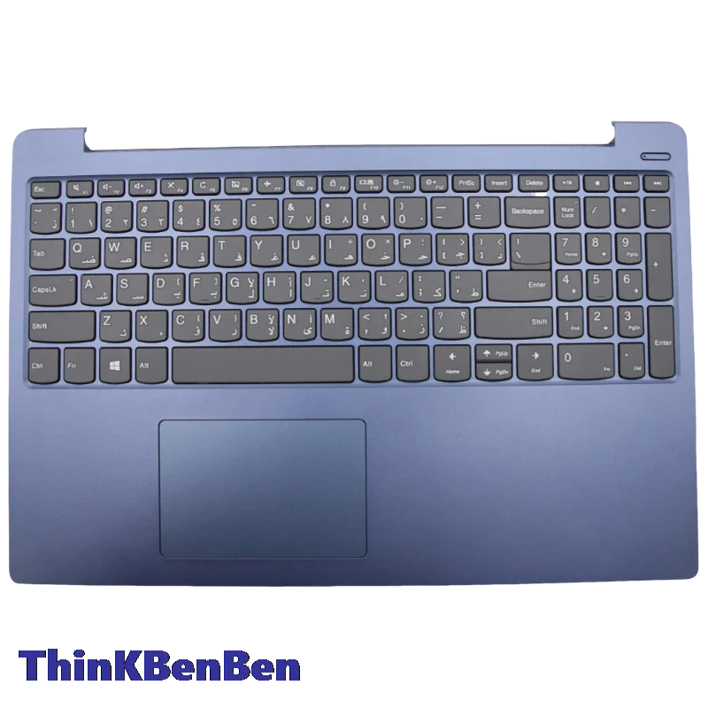 ARA Arabic Blue Keyboard Upper Case Palmrest Shell Cover For Lenovo Ideapad 330S 15 15IKB 15AST 15ARR 5CB0R07337