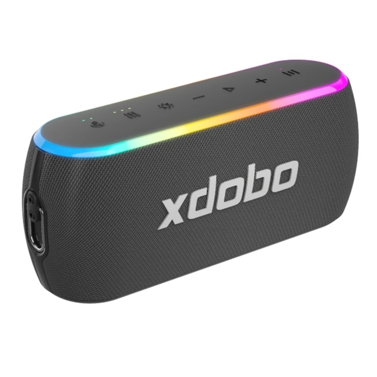 XDOBO X8 III 60 واط مكبر صوت محمول ملون RGB مكبر صوت IPX7 خارجي مقاوم للماء مكبر صوت لاسلكي مع مضخم صوت ثقيل