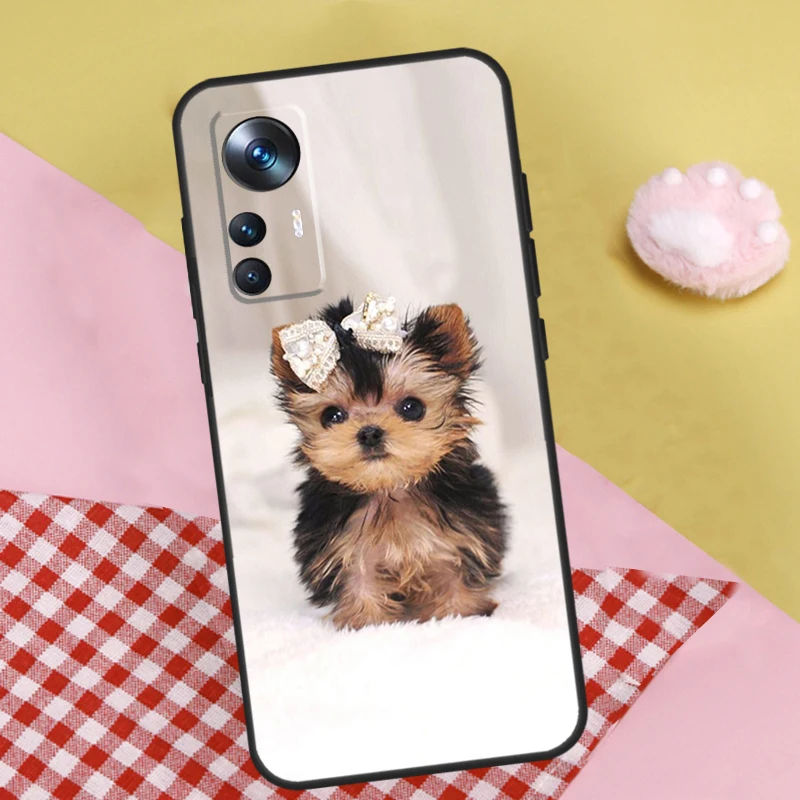 Yorkshire Terrier Dog Case For Xiaomi 13 13T Pro 12T 11T 12 Lite 12X POCO X3 X5 Pro X4 F4 GT M5 M5s F3 F5 Funda