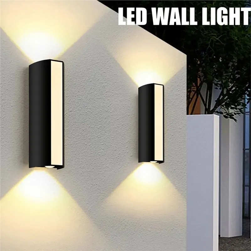 ABMS-Wall Light LED Lamp Waterproof Warm Lighting Decoration For Home Outdoor Waterproof Outdoor Wall Light