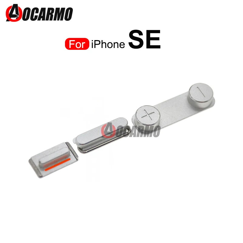 For iPhone SE 1nd generation Volume Up Down Power On Off Side Key Button Replacement Part Grey Silver Pink