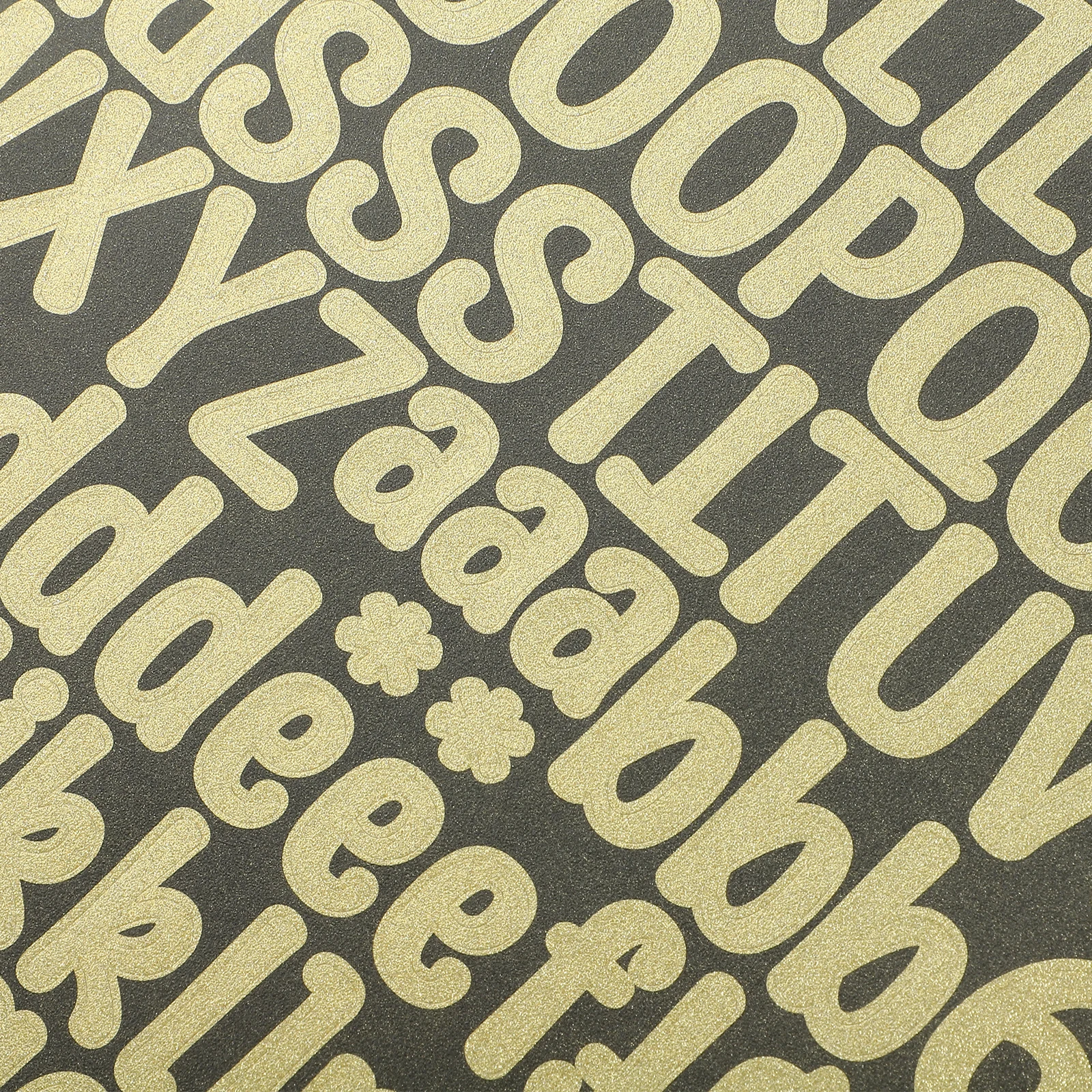 

10 Sheets Large Letter Stickers Glitter Letters Small Golden Paper Alphabet for Cups