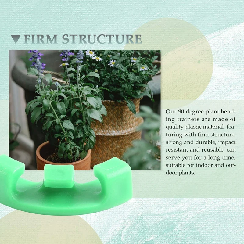 A26F-36 Pcs 90 Degree Plant Trainer For Low Stress Training Bending Clips LST Clips For Plant Trellis Growth Kits
