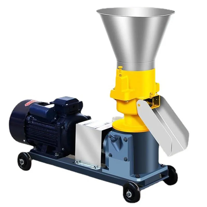 Pakan Granulator rumah tangga mesin sepenuhnya otomatis peralatan pembiakan partikel bengkak mesin Granulator skala besar dengan Motor