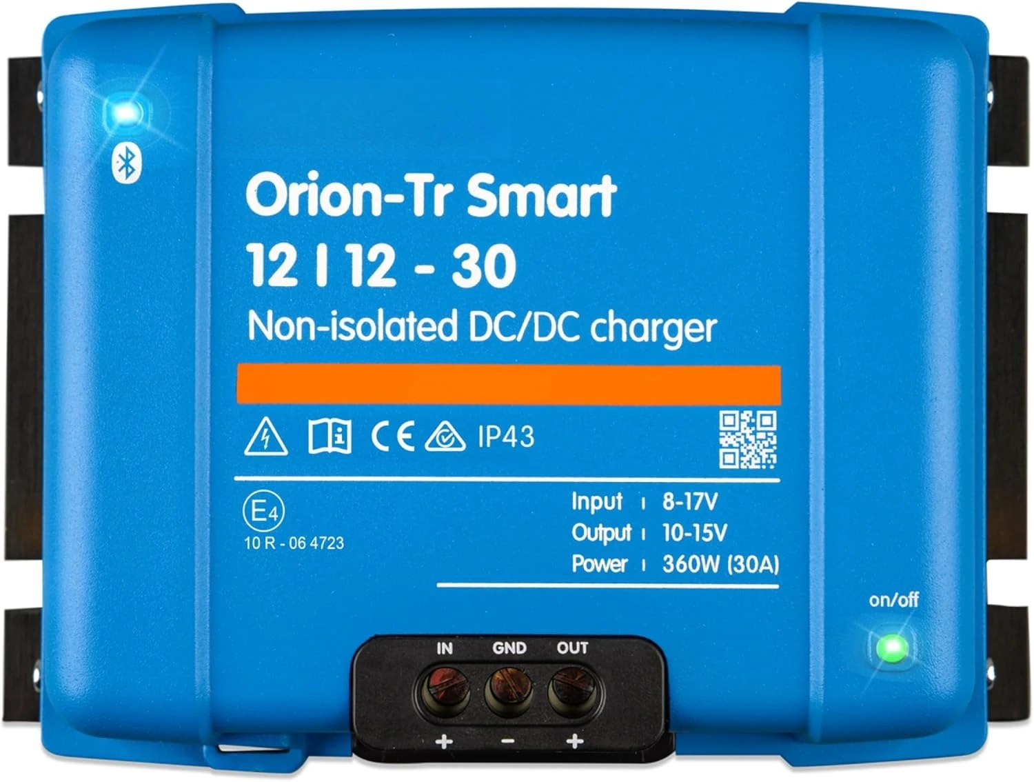 for Dual Battery Systems - Non-Isolated Smart DC to DC Charger (Bluetooth) - 12/12-Volt 30 amp 360-Watt - Battery Charger
