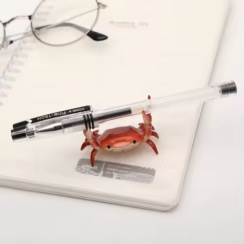 Funny Crab Desktop Pen Holder as creative stationery - Image 5