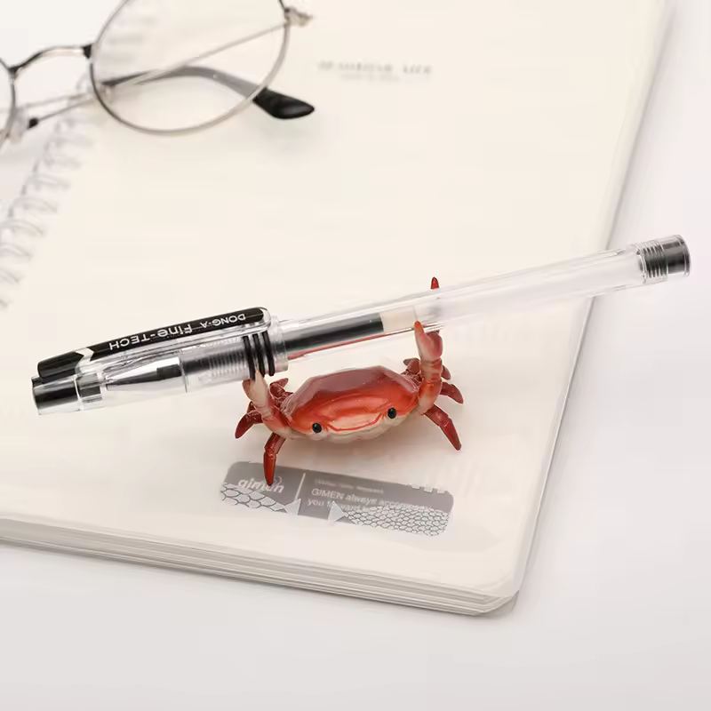 Funny Crab Desktop Pen Holder as creative stationery - Image 5
