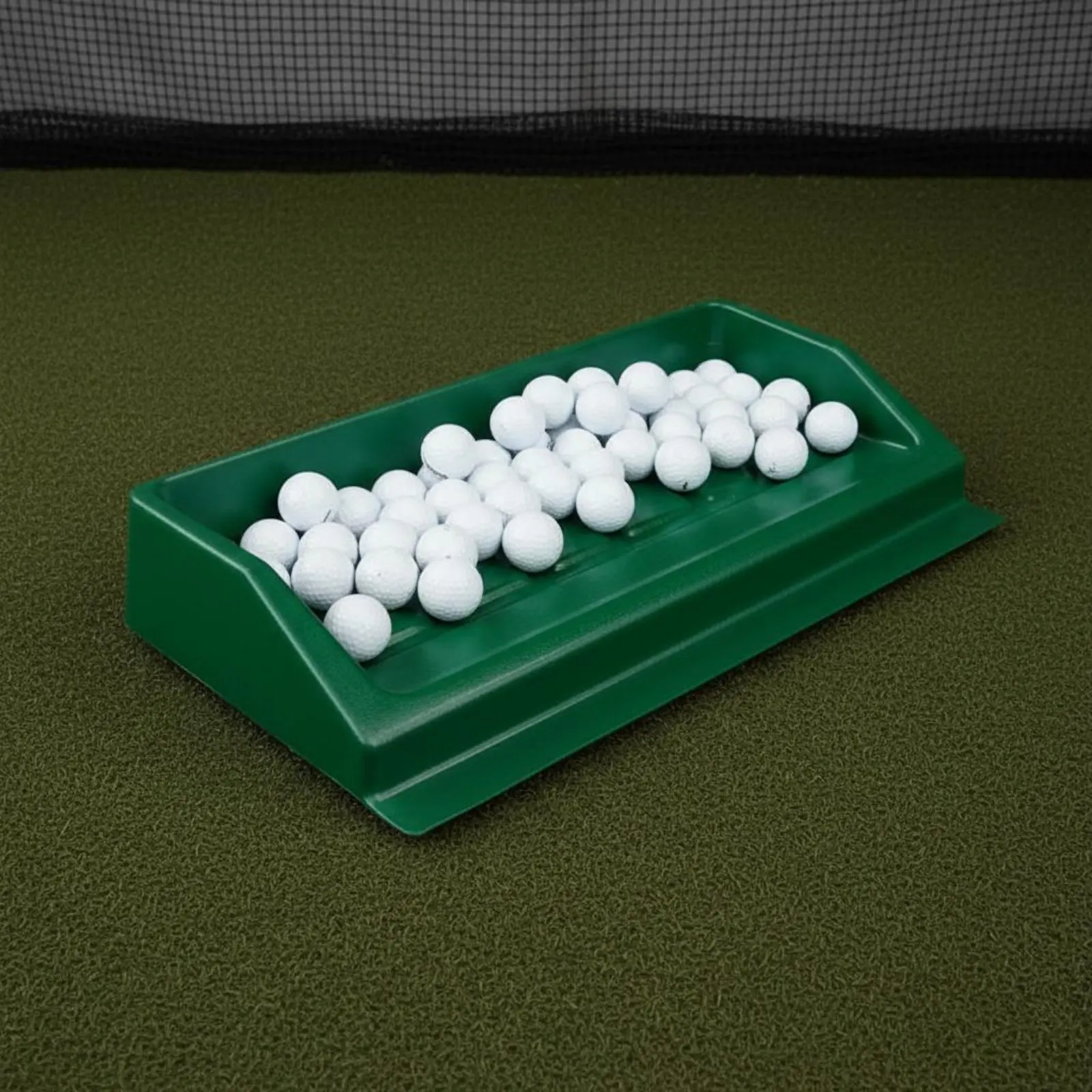 ABS Golf Tee Tray Sturdy Golf Tee Box Ball Organizer Tray Indoor and Outdoor Use Sports Equipment Easy Scoop Lip